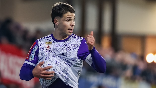 Luca Meisl trägt auch in der kommenden Saison das Trikot von Austria Salzburg.