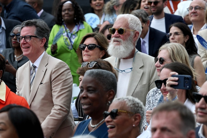 Stephen Colbert und David Letterman