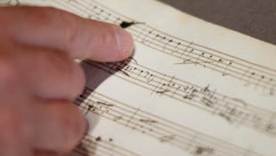Die Verifizierung des Notenheftes gelang mithilfe der Stiftung Mozarteum