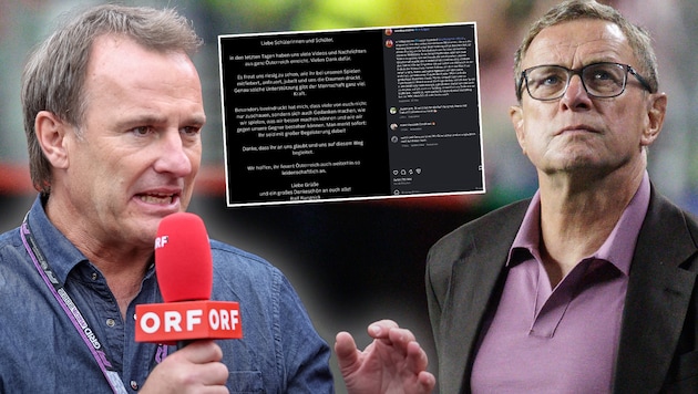 ORF-Mann Ernst Hausleitner richtete einen Beitrag an ÖFB-Teamchef Ralf Rangnick.