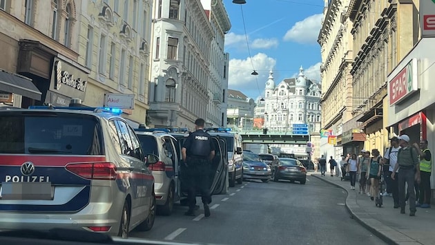 Die beiden Tatverdächtigen wagten einen Fluchtversuch und lösten damit einen größeren ...