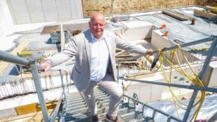 Bürgermeister Konrad Pieringer ist froh, dass der neue Hochbehälter kommt.