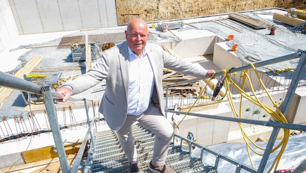 Bürgermeister Konrad Pieringer ist froh, dass der neue Hochbehälter kommt.