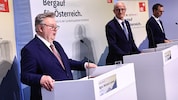 Die Landeshauptleute schworen sich auf den Gipfel im Kanzleramt ein.