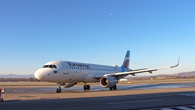 Abschiednehmen in Graz: Eurowings hebt ab.