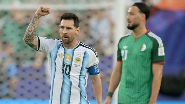 Aufregung um ein Messi-Foul im WM-Match gegen Algerien.