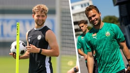 Sturm gegen Rapid – oder künftig: Simon Seidl (li.) gegen Bruder Matthias.