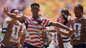 So wird beim US-Team gejubelt, wenn man nach zwei Spielen bei einer Fußball-WM bei zwei Siegen ...