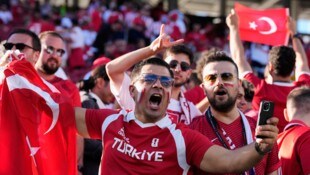Die türkischen Fans.