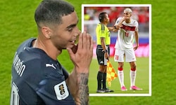 Miguel Almiron (li., großes Bild) sah Rot – weil er sich Mert Müldür gegenüber strafbar gemacht ...