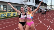 Isabel Posch (l.) und Leni Lindner matchen sich in Volos um die Balkan-Krone.