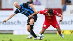 Amstetten um Liga-Torschützenkönig Peham (li.) startete in die Vorbereitung.