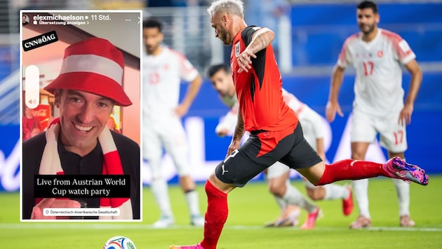 CNN-Journalist Elex Michaelson wurde in Wien zum ÖFB-Fan.