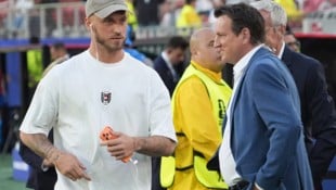 Marko Arnautovic (li.) und Co. peilen die K.-o.-Phase an. Andreas Herzog (re.) hofft auf ein ...