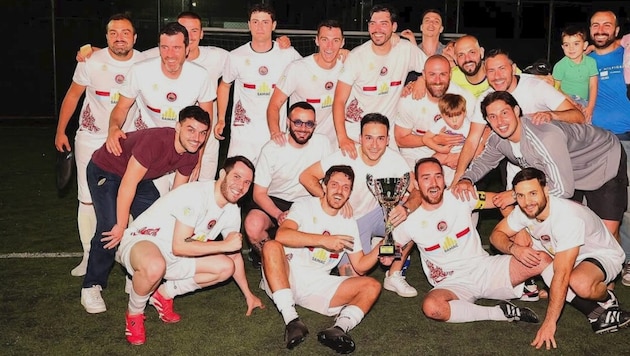 Das Team des „Archivio Calcio“ war auch heuer nicht zu schlagen, verteidigte seinen Titel ...