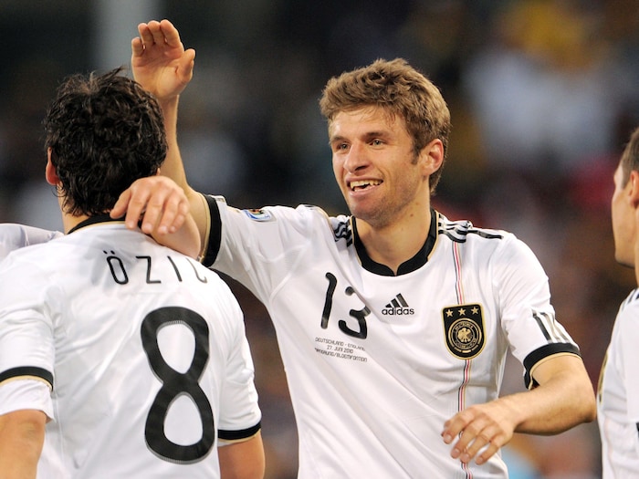 Thomas Müller sorgte erstmals für WM-Tore