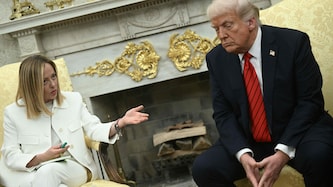 2025 war bei Melonis Besuch im Weißen Haus noch alles gut, jetzt gibt es Streit.