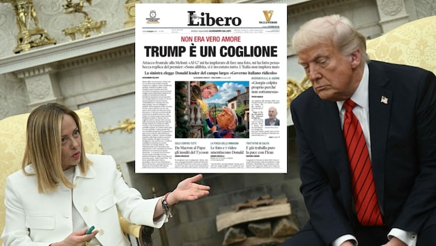 Keine Freunde mehr: Meloni und Trump