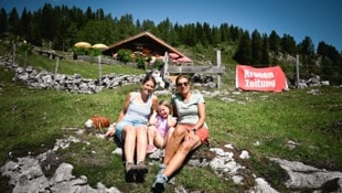 Die Pitschenbergalm auf 1500 Meter Seehöhe auf der schönen Postalm. Das war bei der ...
