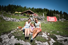 Die Pitschenbergalm auf 1500 Meter Seehöhe auf der schönen Postalm. Das war bei der ...