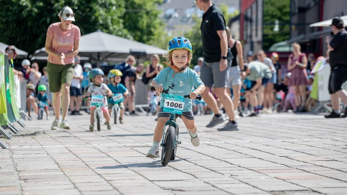Die Kids gaben beim City Sprint alles!