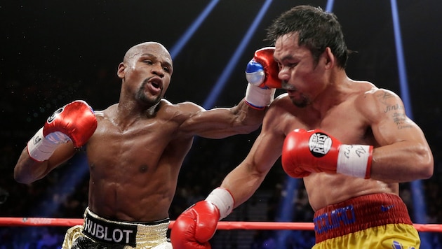 Als Boxer hat Mayweather mit 50-0 die perfekte Bilanz