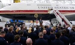 Die neue Air Force One im Wert von rund 400 Millionen Dollar wurde Trump von Katar geschenkt und ...