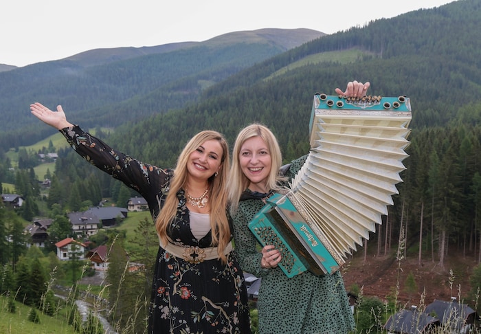 Adriana und Sabrina Kulovits sprangen kurzfristig ein.