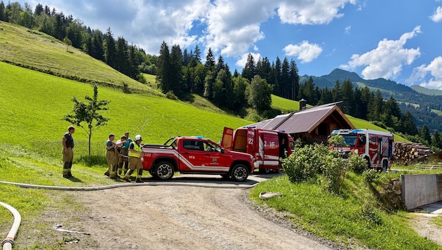 63 Einsatzkräfte waren 2,5 Stunden im Einsatz.