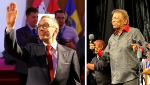 Herbert Kickl ließ sich zuerst in der Hofburg mit seinen Parteigenossen feiern, bevor es ...
