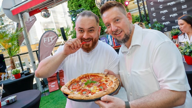 „Fuel Group“-Chefs Conradi (re.) und Radivojevic.
