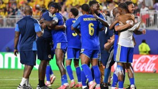 Curacao jubelte über den ersten WM-Punkt.