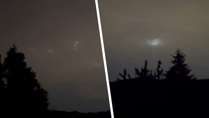 Viele fragten sich zunächst, was am Himmel vor sich geht.