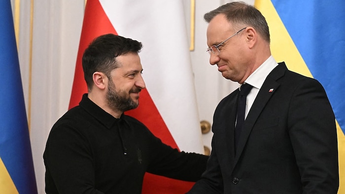 Der ukrainische Präsident Wolodymyr Selenskyj erhielt den Weißen Adler ursprünglich von seinem ...
