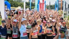 Volles Starterfeld beim ÖGK-Frauenlauf im Donaupark.