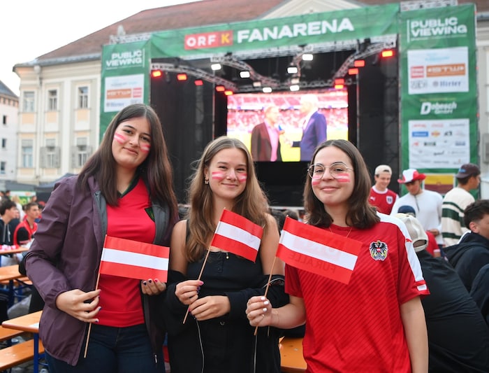 Der perfekte Ort, die Nationalelf anzufeuern, ist die Fanarena am Neuen Platz in Klagenfurt.
