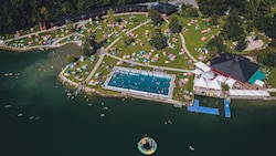 Im Bild das Strandbad Thumersbach in Zell am See.