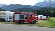 Im Großeinsatz standen die Freiwilligen Feuerwehren Kolsass und Terfens, der Rettungsdienst ...