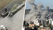 Im Terror-Tunnel der Hisbollah im Libanon liegen Teile einer Kampfdrohne.