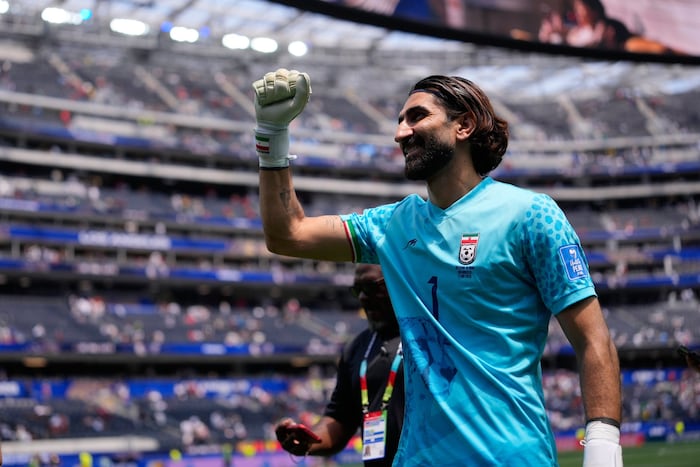 Irans Goalie Alireza Beirandvand zog den Belgiern mit einigen starken Paraden mehrmals den Nerv.