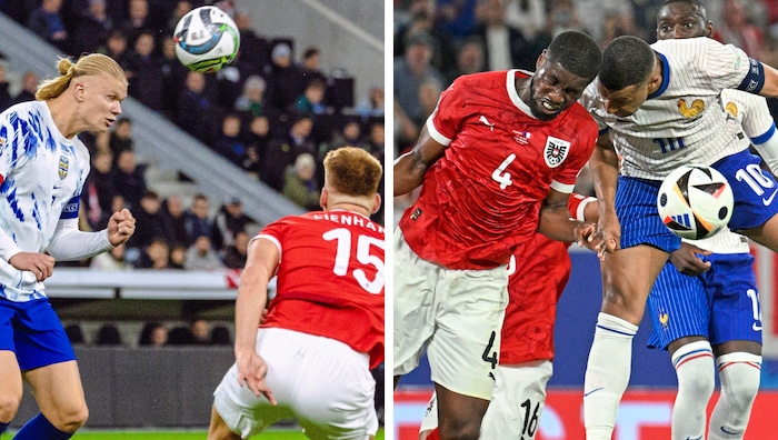 Danso (re.) und Lienhart (li.) machten auch gegen Frankreichs Star Kylian Mbappe und Norwegens ...
