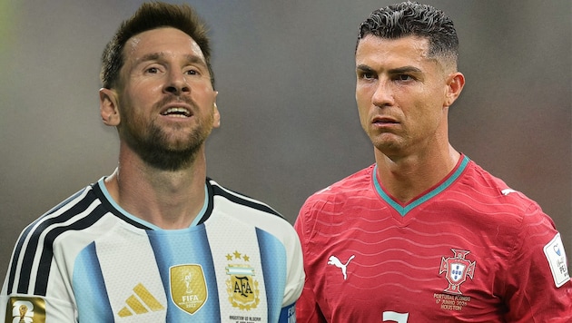 Messi oder Ronaldo? Welchen der Fußballer man bevorzugt, ist offenbar eine Frage der eigenen ...