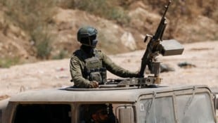 Ein israelischer Soldat im Libanon