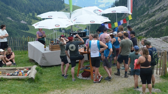 Auf der Muttekopfhütte gab es Nepalesische Teigtaschen.