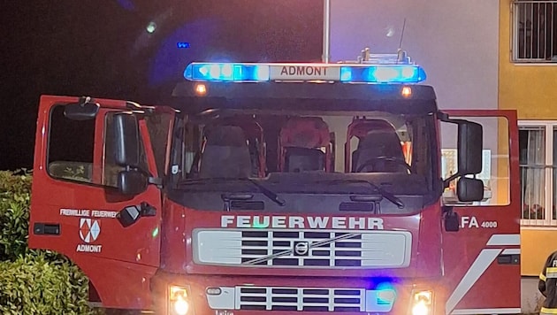 Die Feuerwehr Admont löschte und rettete die restlichen Hausbewohner.