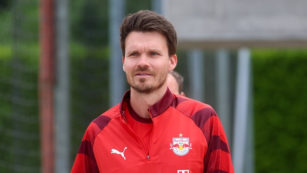 Danny Röhl geht in seine erste volle Trainingswoche als Coach von Red Bull Salzburg.