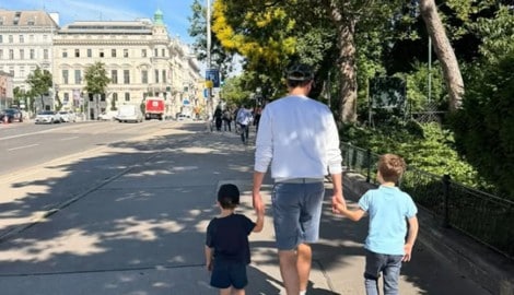 Dieses Foto vom Spaziergang durch Wien veröffentlichte Prinzessin Eugenie zum britischen ...