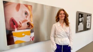 Luise Marchand in der neuen Ausstellung „Aussicht auf Gewinn“ in der Camera Austria in Graz