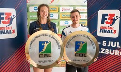 Theresa Gsöllpointner (li.) und Jan Huthmann wollen den Titel.