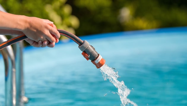 Pool nachfüllen konnte in einer Waldviertler Gemeinde in den vergangenen Tagen niemand.